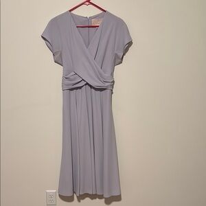 Gal Meets Glam Soft Purple Midi Dress